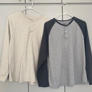 Amazon Essentials 2 men’s large henleys